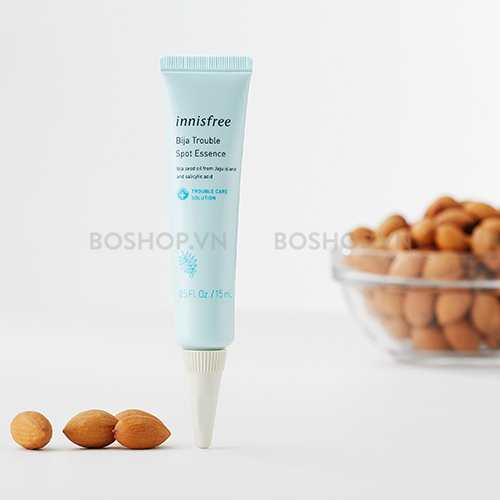  Innisfree Bija Trouble Spot Essence đánh tan các nốt mụn, giảm sưng đỏ chri sau vài tiếng